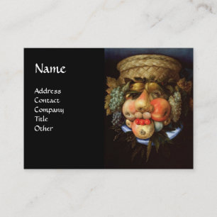 Umschaltbarer Kopf mit Korb der Frucht Visitenkarte