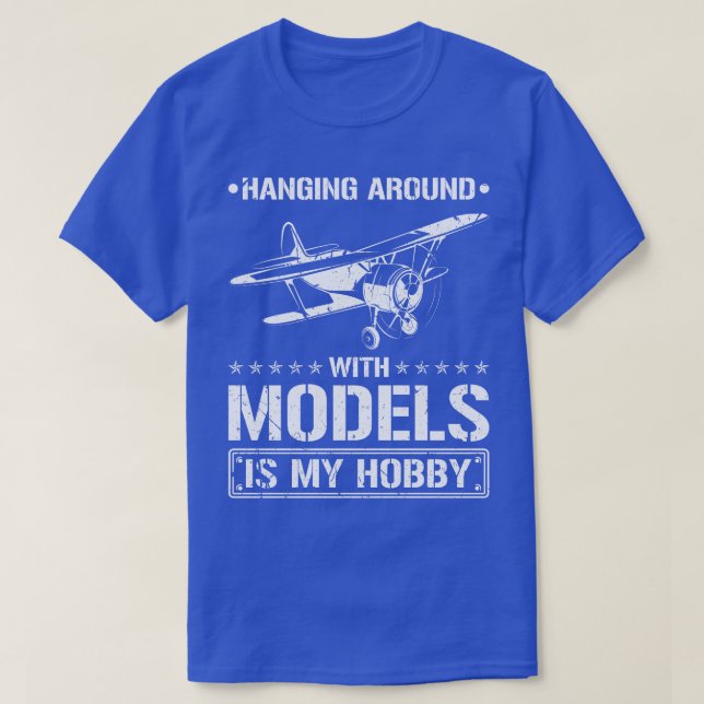 Umschalten mit Modellen Flugzeug RC Flying T-Shirt (Design vorne)
