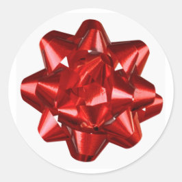 Umschlag Aufkleber/Aufkleber mit rotem Band/Bow Runder Aufkleber