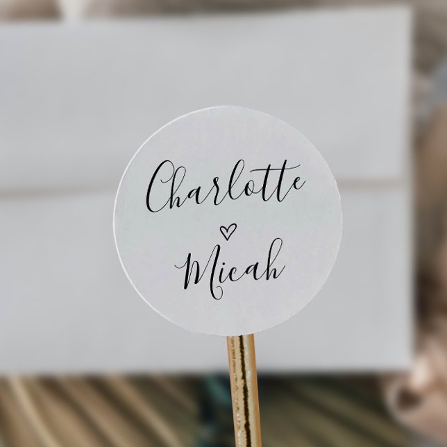 Umschlag Aufkleber für Hochzeiten von Hand (Von Creator hochgeladen)