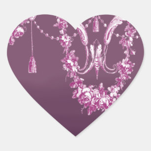 Umschlag Aufkleber Georgiana (Plum)