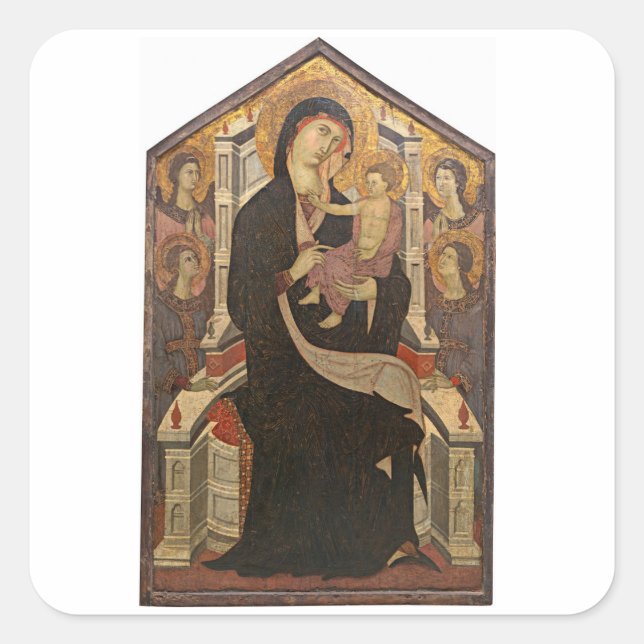 UMSCHLAG AUFKLEBER STICKER MADONNA & KIND: 1320 (Vorderseite)