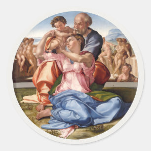 UMSCHLAG AUFKLEBER STICKER : MICHELANGELO : DONI T