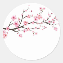 UMSCHLAG AUFKLEBER STICKER : SAKURA-BLUMENTE
