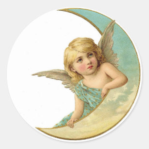 UMSCHLAG AUFKLEBER STICKER : VIKTORIANISCHES ANGEL