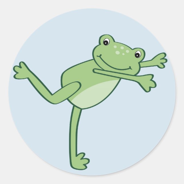 Umschlag Aufkleber von Frog-Aufklebern mit niedlic (Vorderseite)
