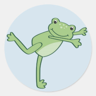 Umschlag Aufkleber von Frog-Aufklebern mit niedlic