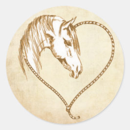 Umschlag Aufkleber Western Wedding Label, Aufklebe