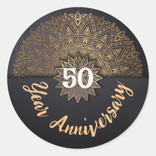 Umschlag Aufkleber zum 50. Jahrestag