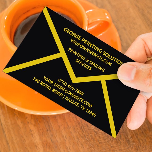 Umschlag Form Einzigartige Visitenkarte (Von Creator hochgeladen)