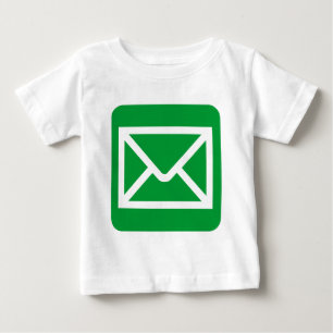 Umschlag-Symbol - Grasgrün Baby T-shirt