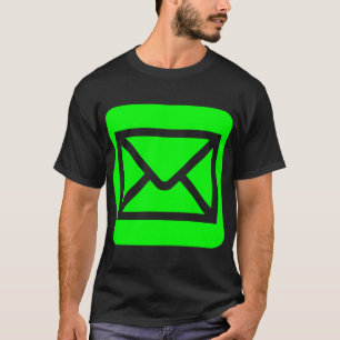 Umschlag-Symbol - Grün T-Shirt