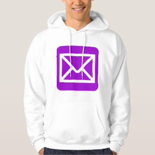 Umschlag-Zeichen - Orange Hoodie