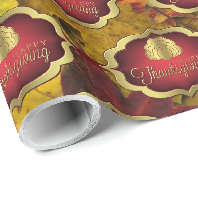 Umschlagpapier - Ernsthaftigkeit des Autumnal Geschenkpapier (Rolleneckpunkt)