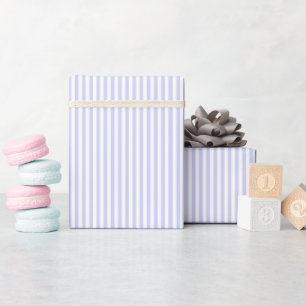 Umschlagpapier für blaue und weiße Streifen Geschenkpapier