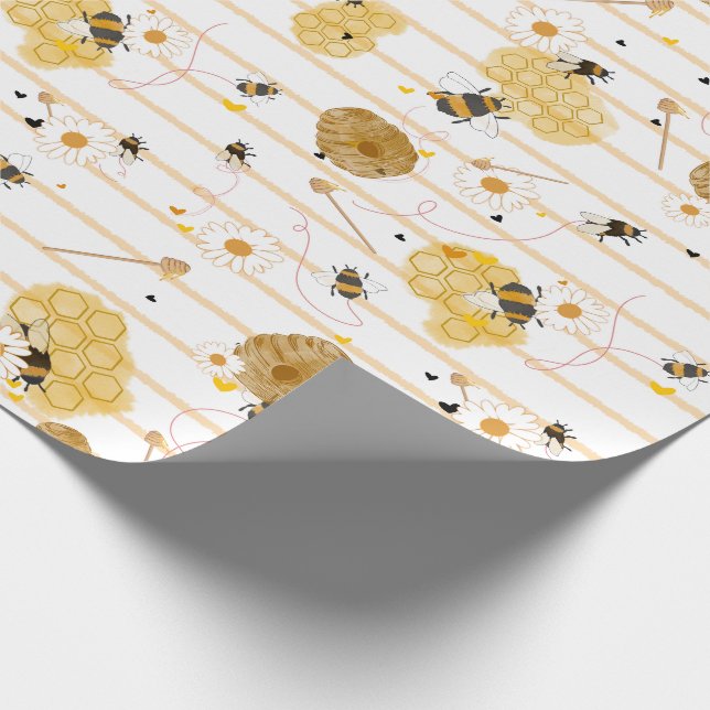 Umschlagpapier für Hummel Geschenkpapier (Ecke)