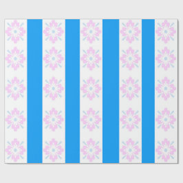 Umschlagpapier für rosa und blaue Damaskus Geschenkpapier