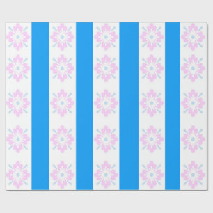 Umschlagpapier für rosa und blaue Damaskus Geschenkpapier