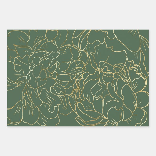 Umschlagpapier. Geschenkpapier Set (Vorderseite)