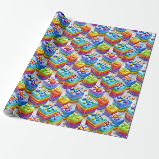 Umschlagpapier - Stolze Kuchen 1 Geschenkpapier (Ungerollt)