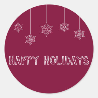 Umschlagsiegel Runder Aufkleber