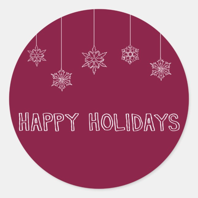 Umschlagsiegel Runder Aufkleber (Vorderseite)