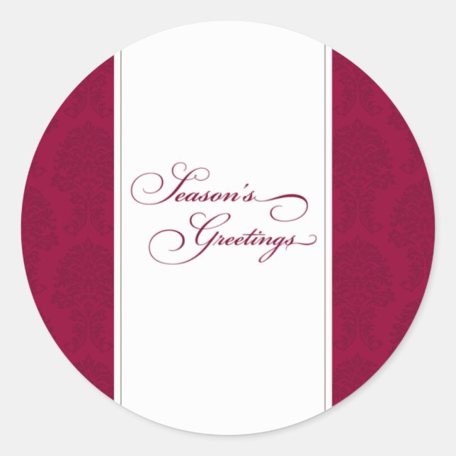 Umschlagsiegel Runder Aufkleber (Vorderseite)