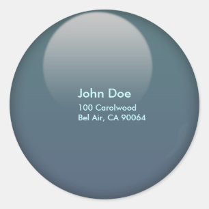 Umschlagsiegeler für die Jelly-Taste Runder Aufkleber