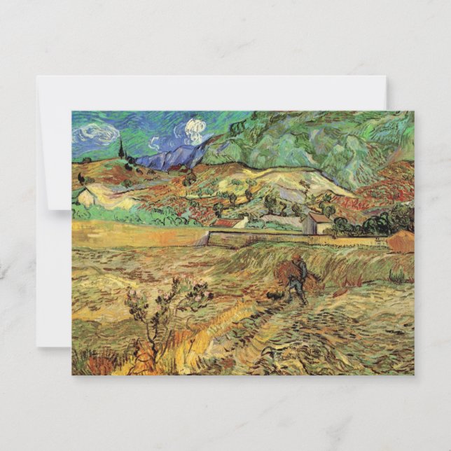 Umschließendes Weizenfeld w Bauernhof von Vincent  (Vorderseite)