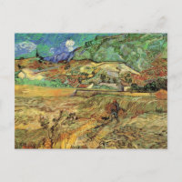 Umschließendes Weizenfeld w Bauernhof von Vincent