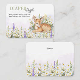 Umschließkarte Windelwanne für Babydusche. Begleitkarte