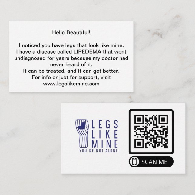 Umschließungskarte Begleitkarte (Vorne/Hinten)