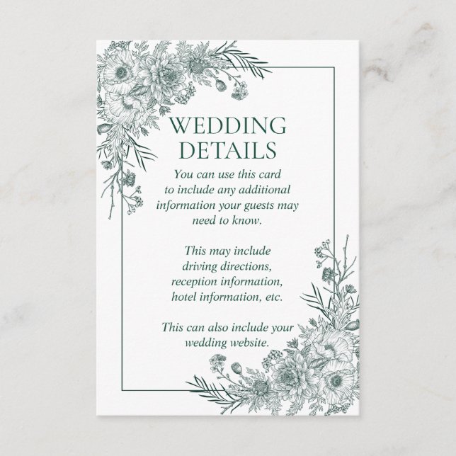 Umschließungskarte Begleitkarte (Vorderseite)