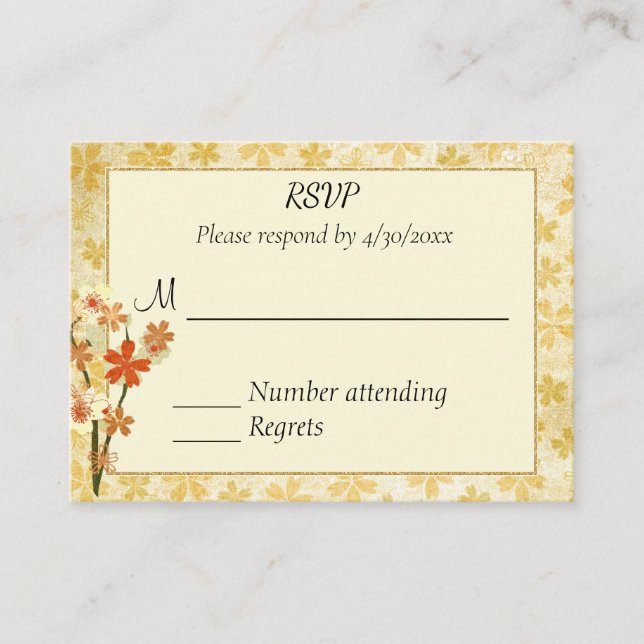 Umschließungskarte Begleitkarte (Vorderseite)