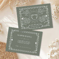 Umschließungskarte für das Tarot des Celestial Sag