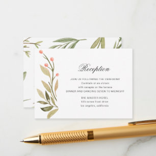 Umschließungskarte für den magischen Empfang Fores Begleitkarte