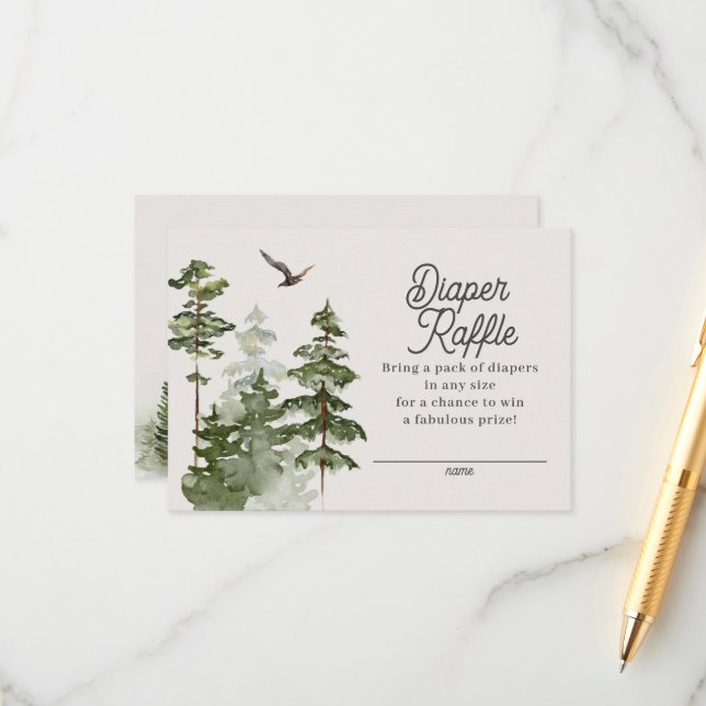 Umschließungskarte für Waldwaldland Begleitkarte (Vorderseite/Rückseite Beispiel)