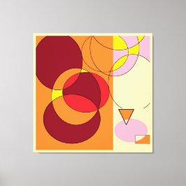 Umschlossene Null Leinwanddruck