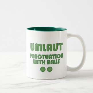 Umseeball (grün) zweifarbige tasse