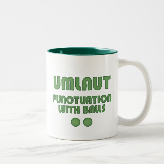 Umseeball (grün) zweifarbige tasse (Rechts)