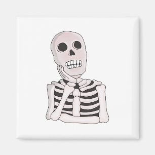 Umsichtiger Schädel Magnet