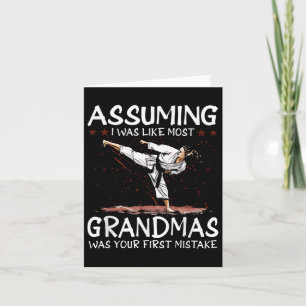 Umso war ich wie die meisten Grandmas ersten Fehle Karte