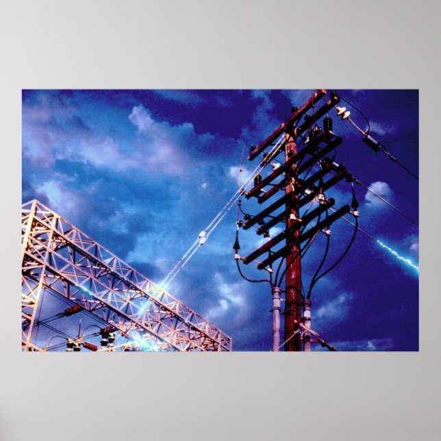 Umspannstation und Polstation für Power Poster (Vorne)