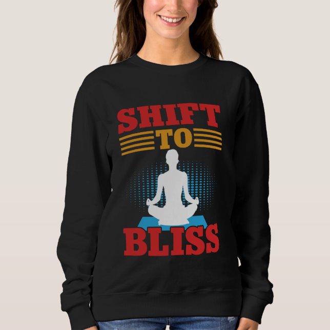 Umstellung auf Bliss-Meditation Sweatshirt (Vorderseite)