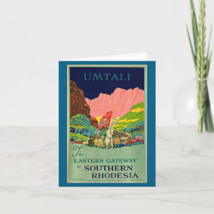 Umtali - Das östliche Tor zu Südrhodesien  Karte