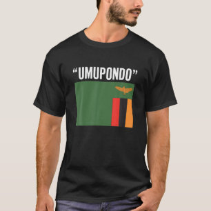 Umupondo Nickname von Sambia I Funny Sambia Flag T-Shirt