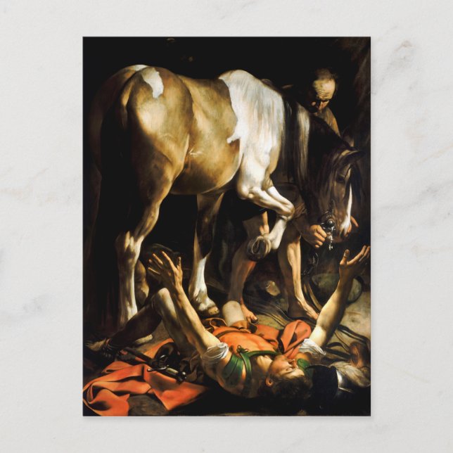 Umwandlung von Caravaggio in Damaskus Postkarte (Vorderseite)