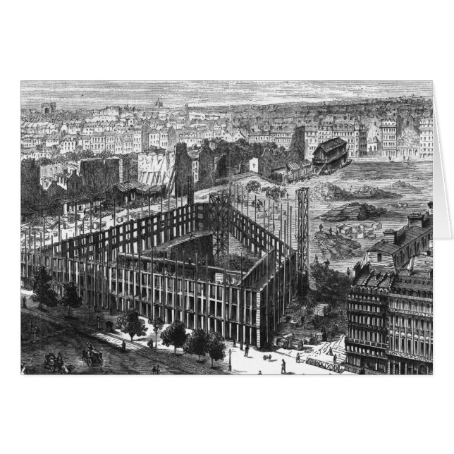 Umwandlung von Paris: Gebäude 1861 (Vorderseite (Horizontal))