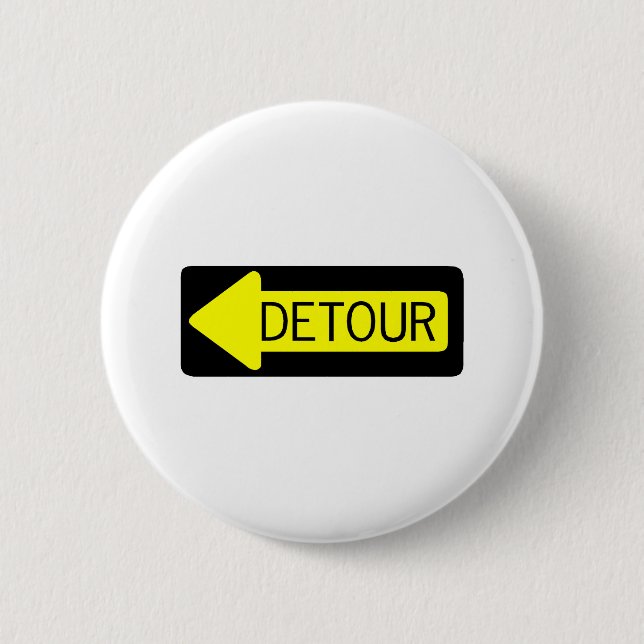 Umweg Button (Vorderseite)