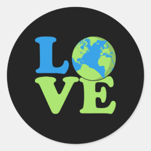 Umwelt des Earth Day Friendly Ecology Environment Runder Aufkleber